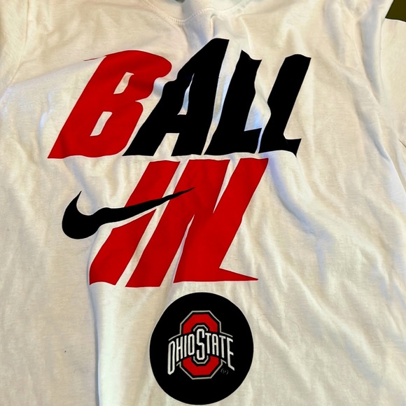 Nike Mens medium Ohio State Ball In T-Shirt - Picture 1 of 4